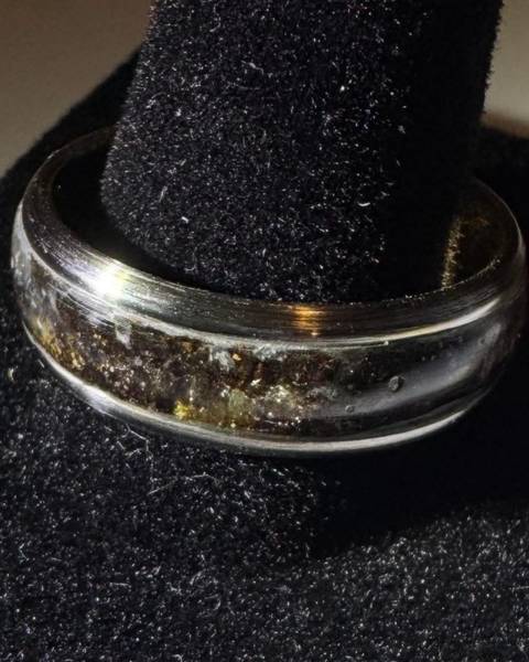 Grandmother's Garden Inlay Ring:                        She forgot my name but she never forgot the flowers we planted together...